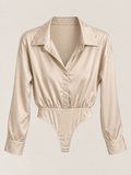 SATINÉA COLLAR BODYSUIT