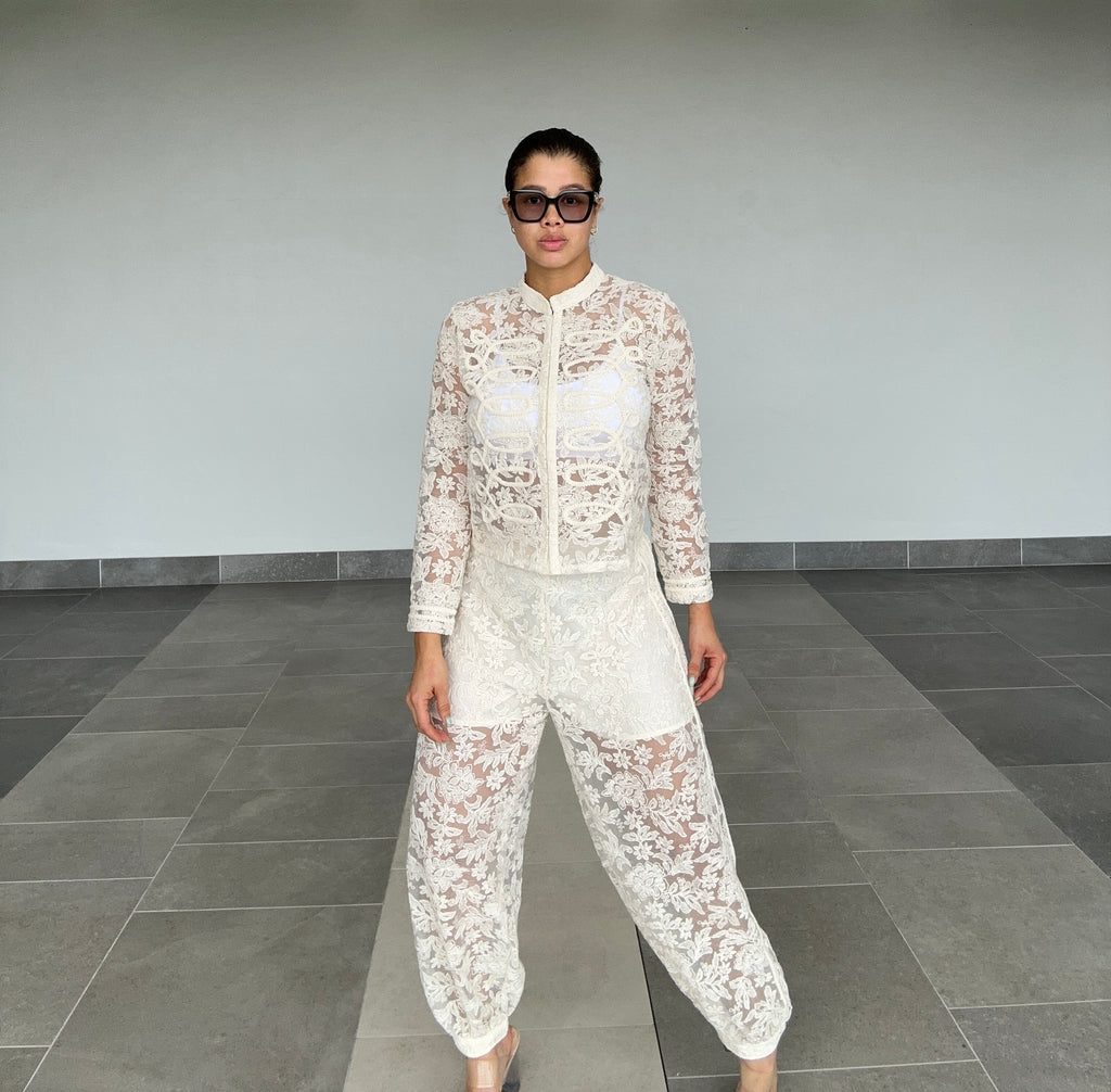 MANDARIN BLOOM LACE SET