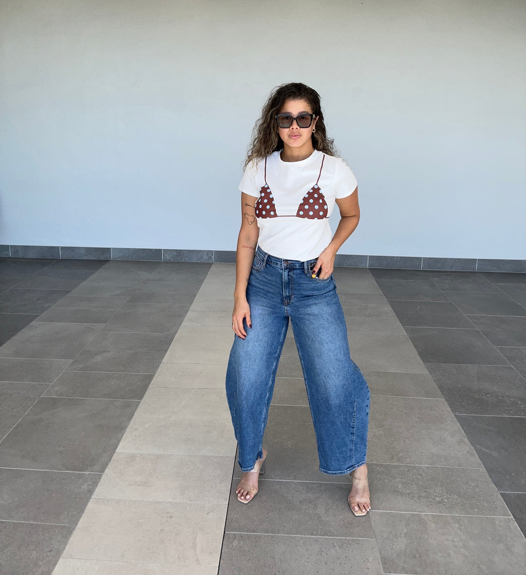 BARREL FIT JEANS