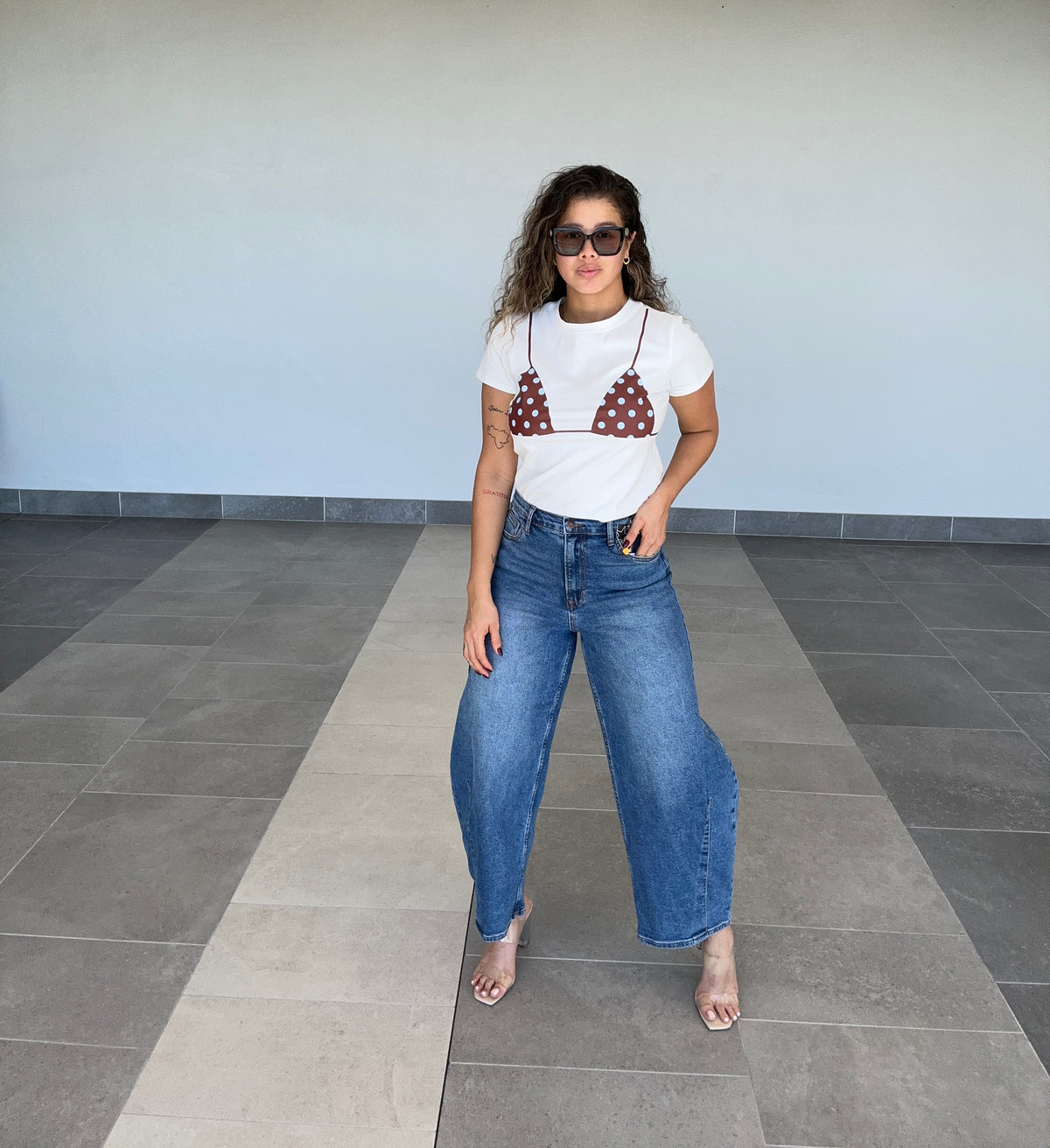 BARREL FIT JEANS