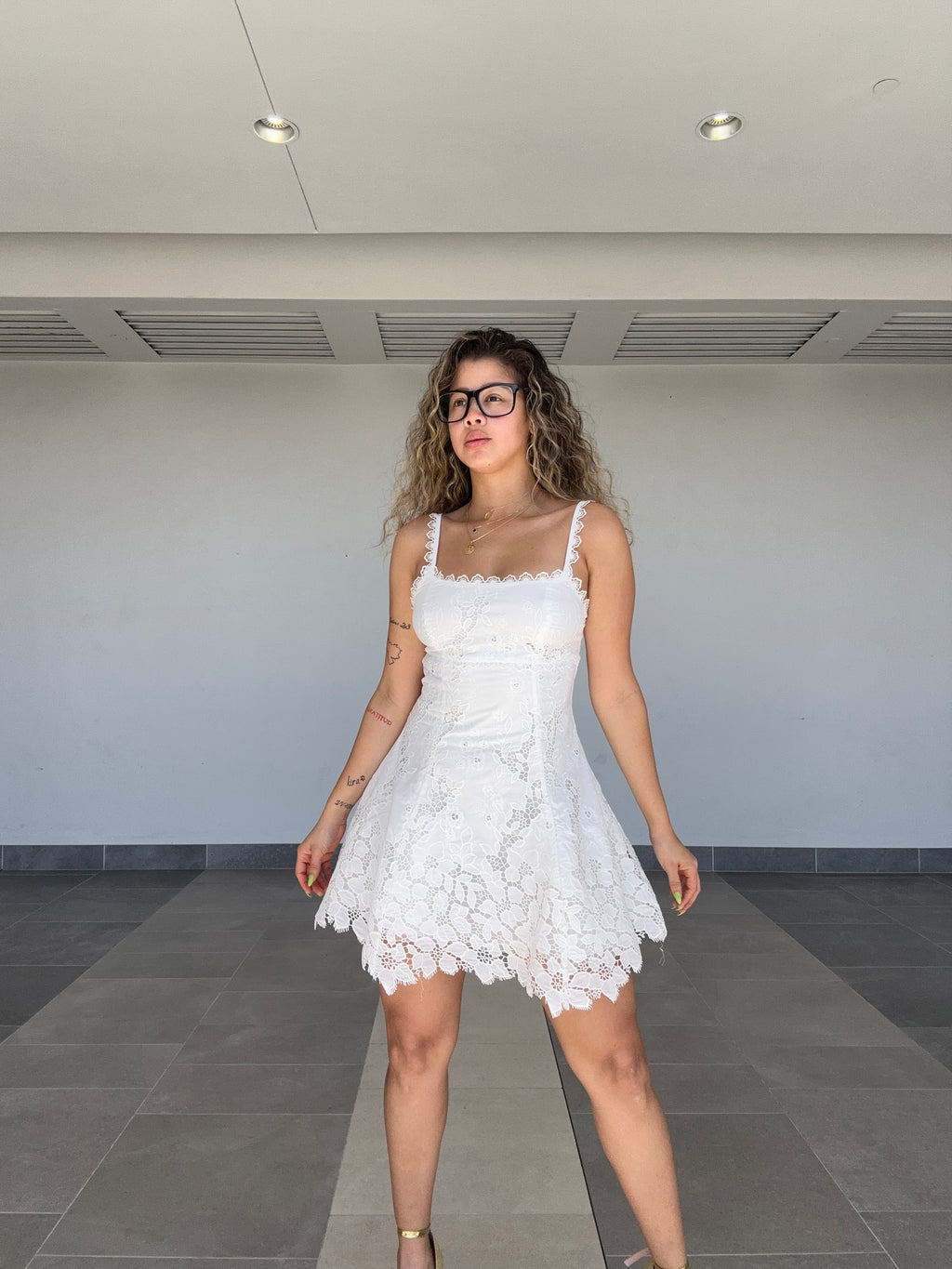 CLOUD DANCER DRESS