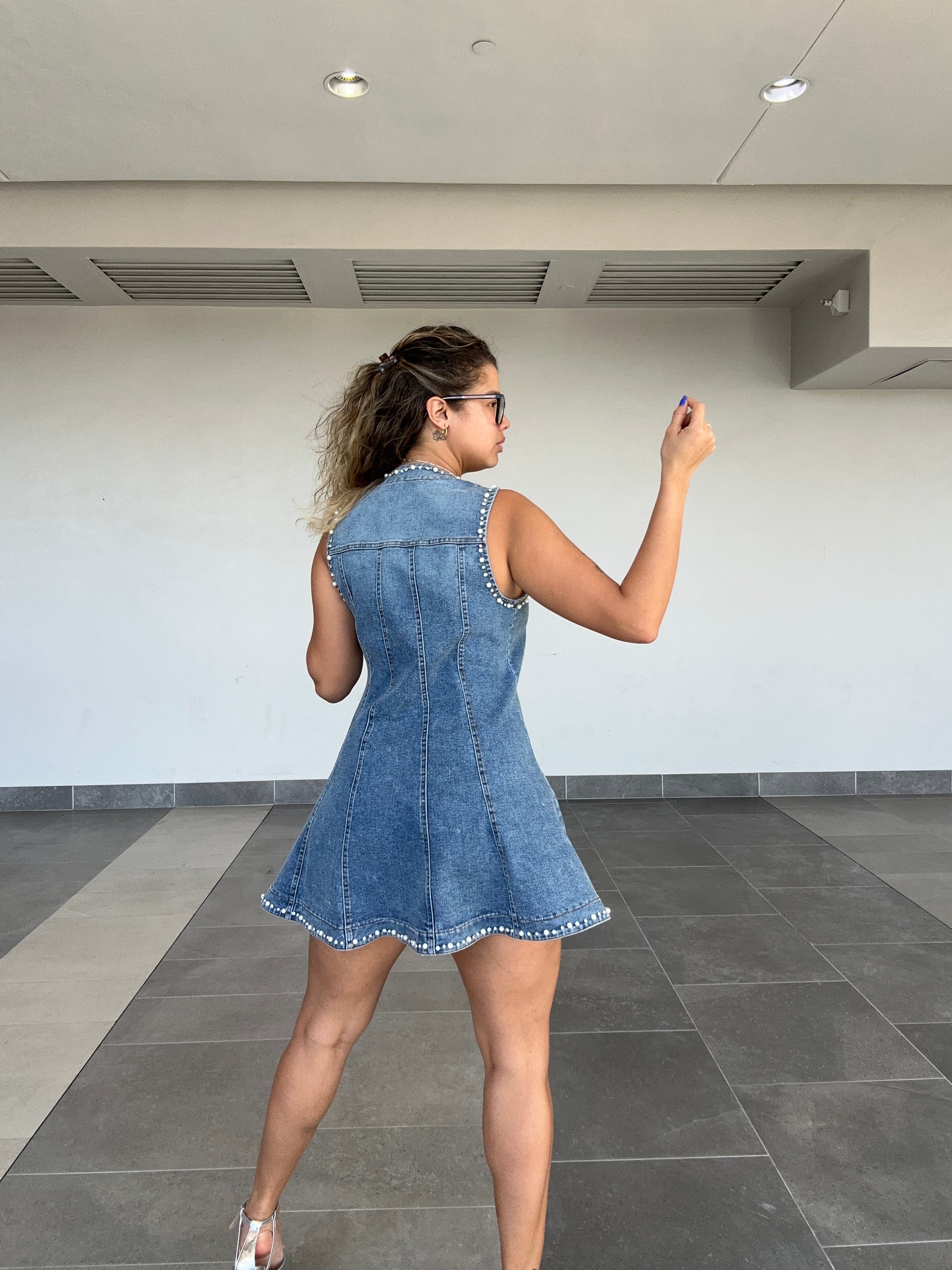 PEARLS AND STONES DRESS