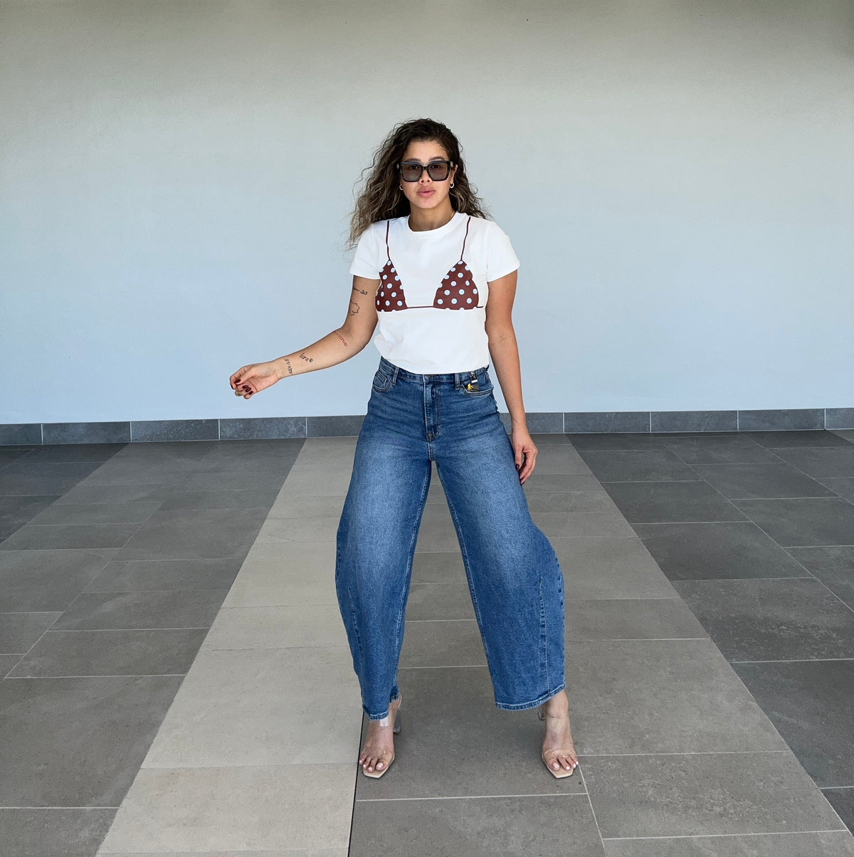BARREL FIT JEANS
