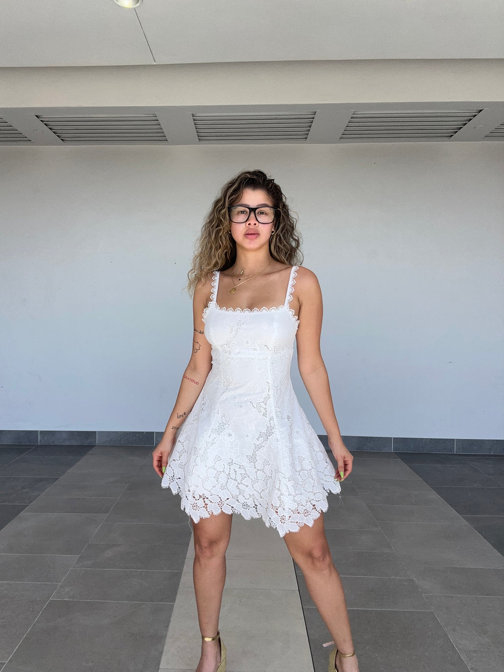 CLOUD DANCER DRESS