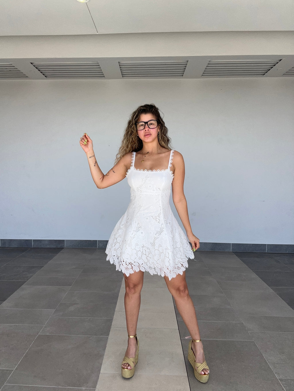 CLOUD DANCER DRESS